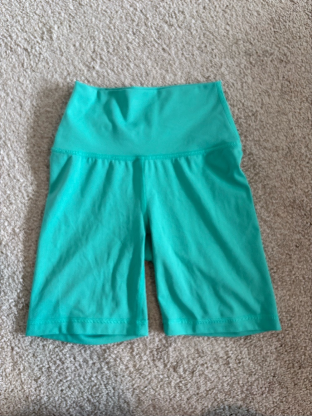 Yogalicious Women's XS Performance Athleisure Yoga Teal Shorts CAsual
